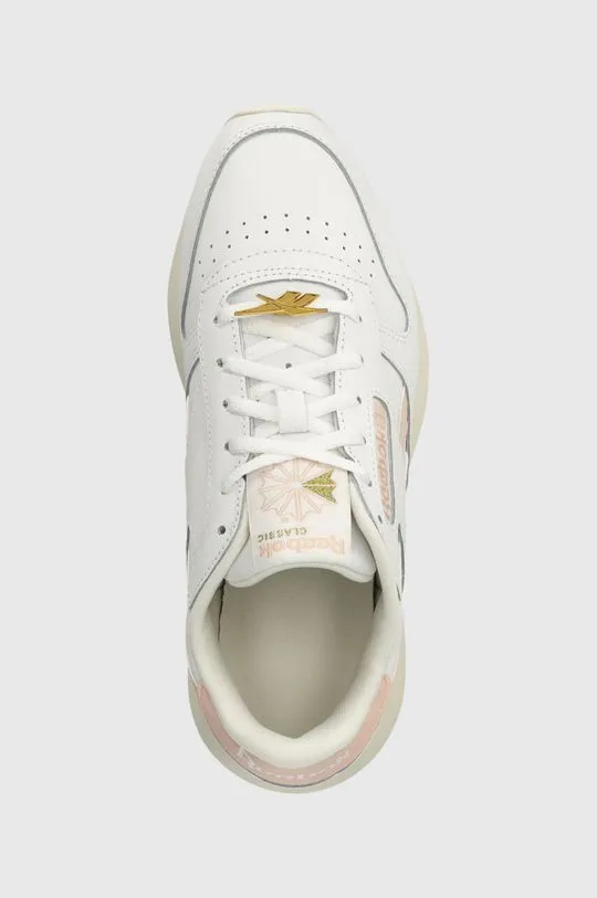 Reebok leather sneakers white color