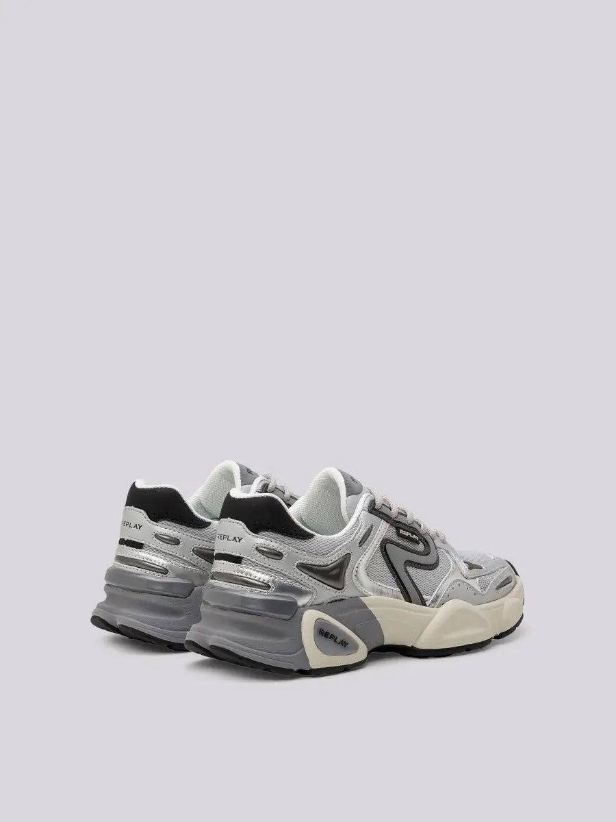 Replay PE24 Sneakers Destiny W Mix Silver Woman