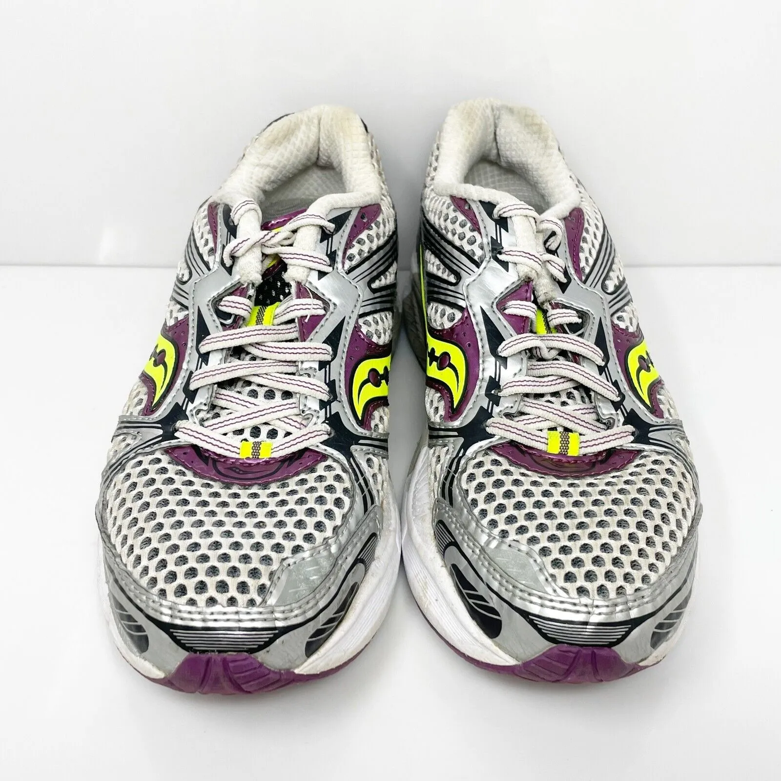 Saucony Womens Guide 5 10140-3 White Running Shoes Sneakers Size 8