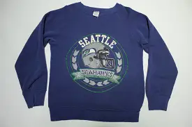 Seattle Seahawks Vintage 80's Champion Made in USA Crewneck Sweatshirt