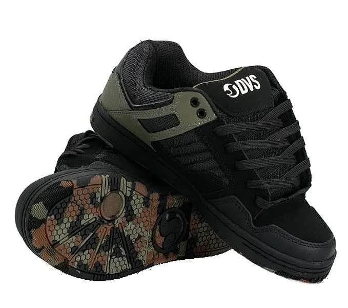 shoes DVS Enduro 125 - Black/Olive/Camo/Leather - men´s