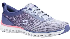 Skechers 104325 Glide-Step Head Start Womens Lace Up Trainer