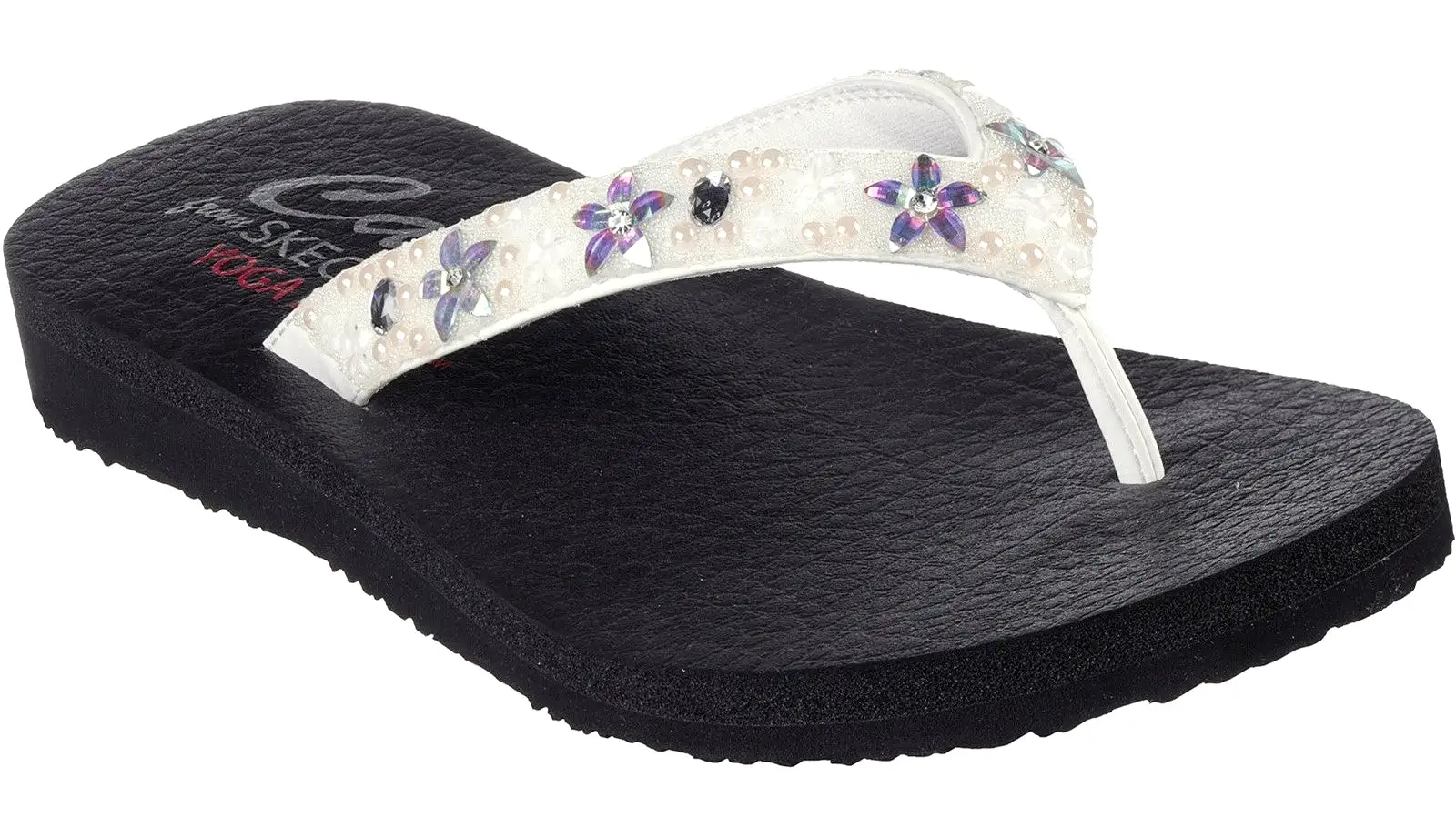 Skechers 119647 Meditation Dancing Daisy Womens Toe Post Sandal