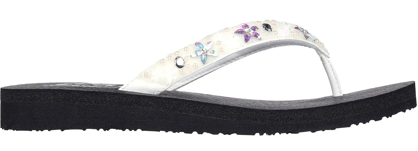 Skechers 119647 Meditation Dancing Daisy Womens Toe Post Sandal