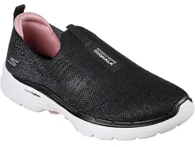 Skechers 124502 GOwalk 6 Glimmering Womens Slip On Casual Trainer