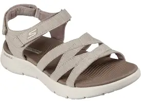 Skechers 141450 Go Walk Flex Sunshine Womens Touch-Fastening Sandal