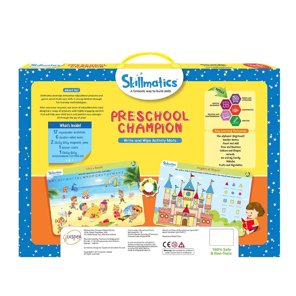 Skillmatics Preschool Champion Educational Games for Kids (3-6)