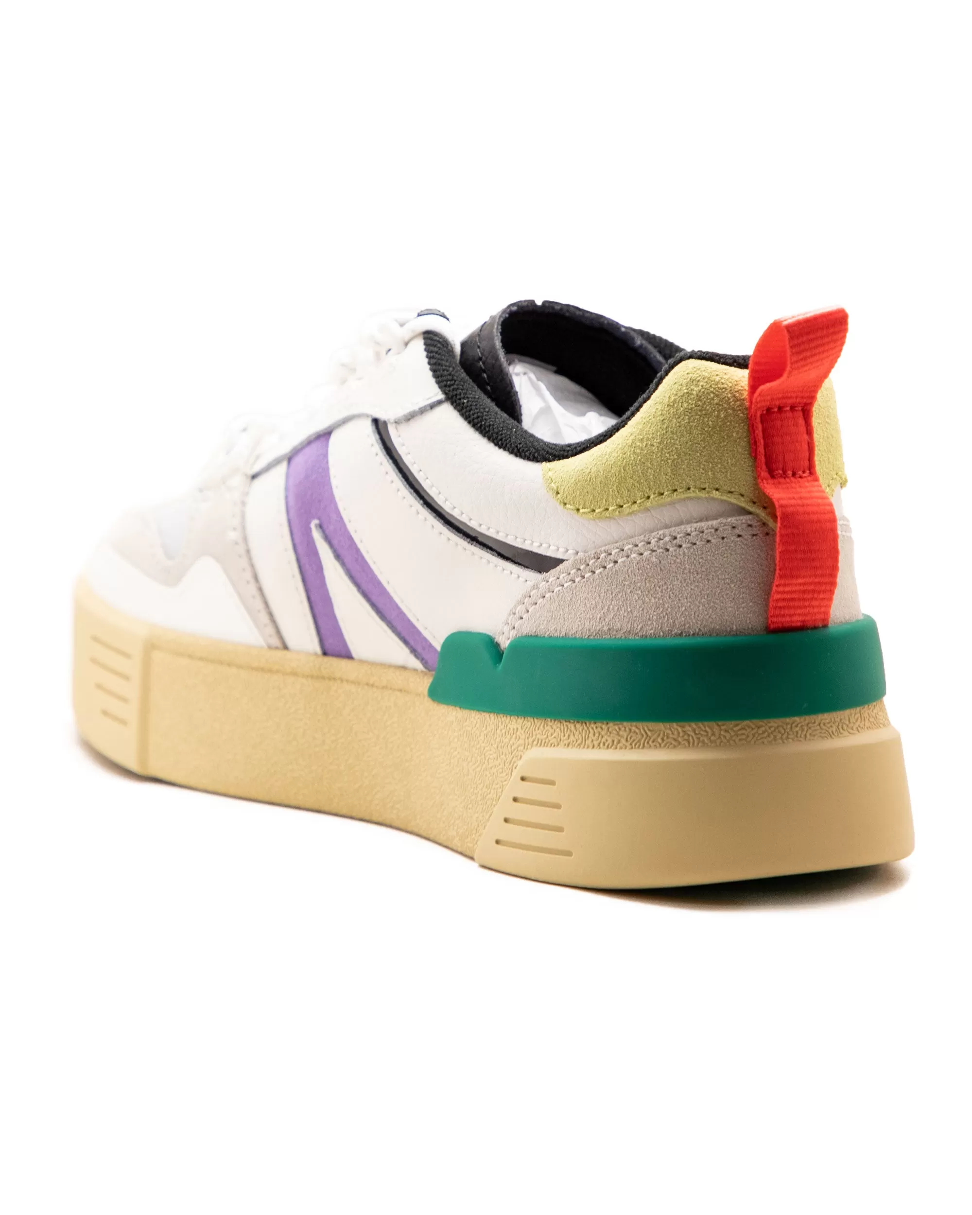 Sneakers Lacoste L002 222 SFA Bianco Viola