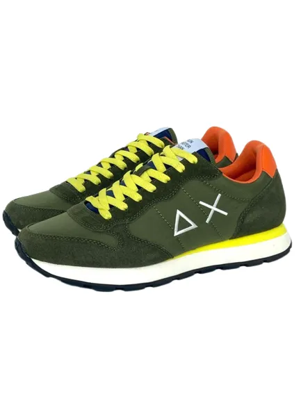 SNEAKERS VERDE MILITARE Z33101 TOM SOLID NYLON