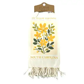 South Carolina Floral Dish Towel