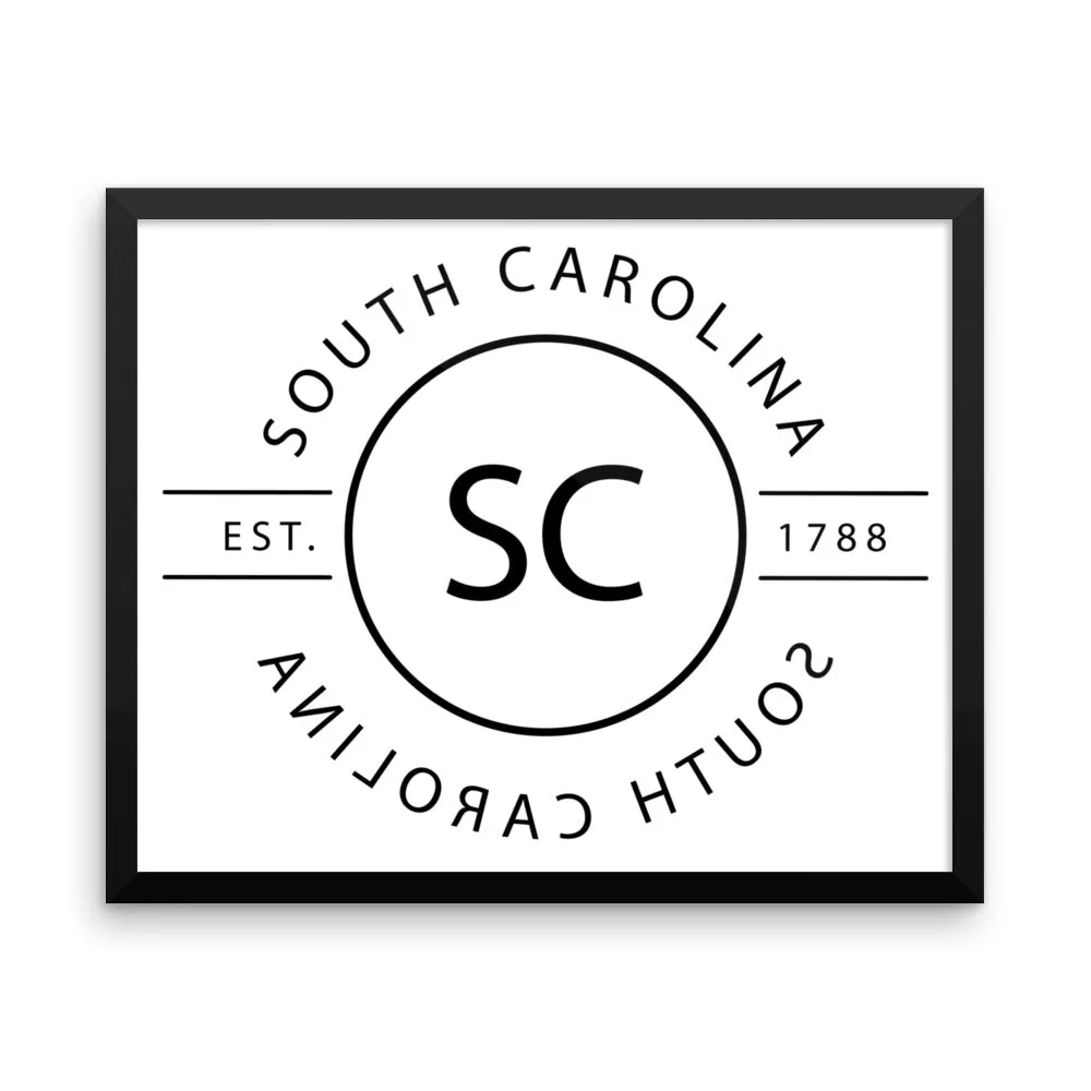 South Carolina - Framed Print - Reflections