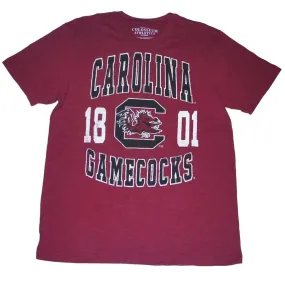 South Carolina Gamecocks Colosseum Maroon Big Black 1801 Logo T-Shirt (L)