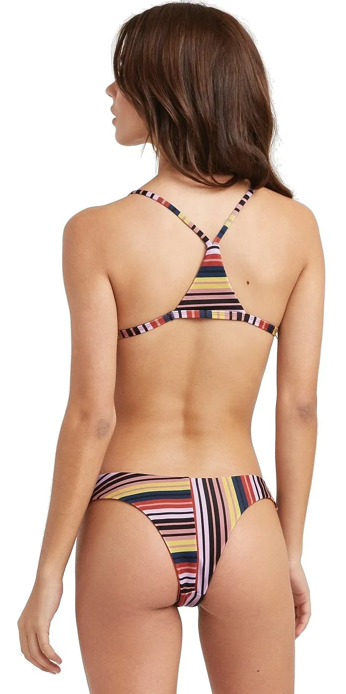 swimsuit RVCA Talum Racerback - Brunt Red - women´s