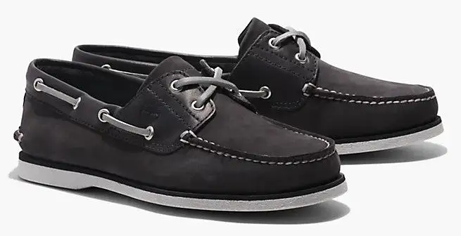 Timberland A5QWR Classic 2 Eye Mens Leather Boat Shoe