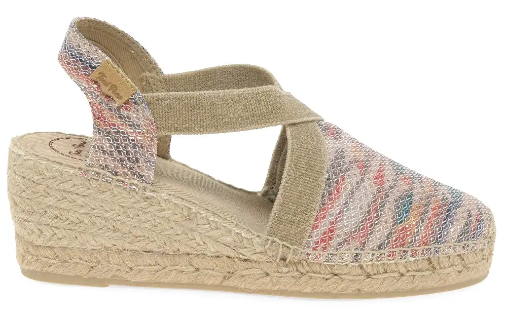 Toni Pons Triton Womens Wedge Heeled Espadrille