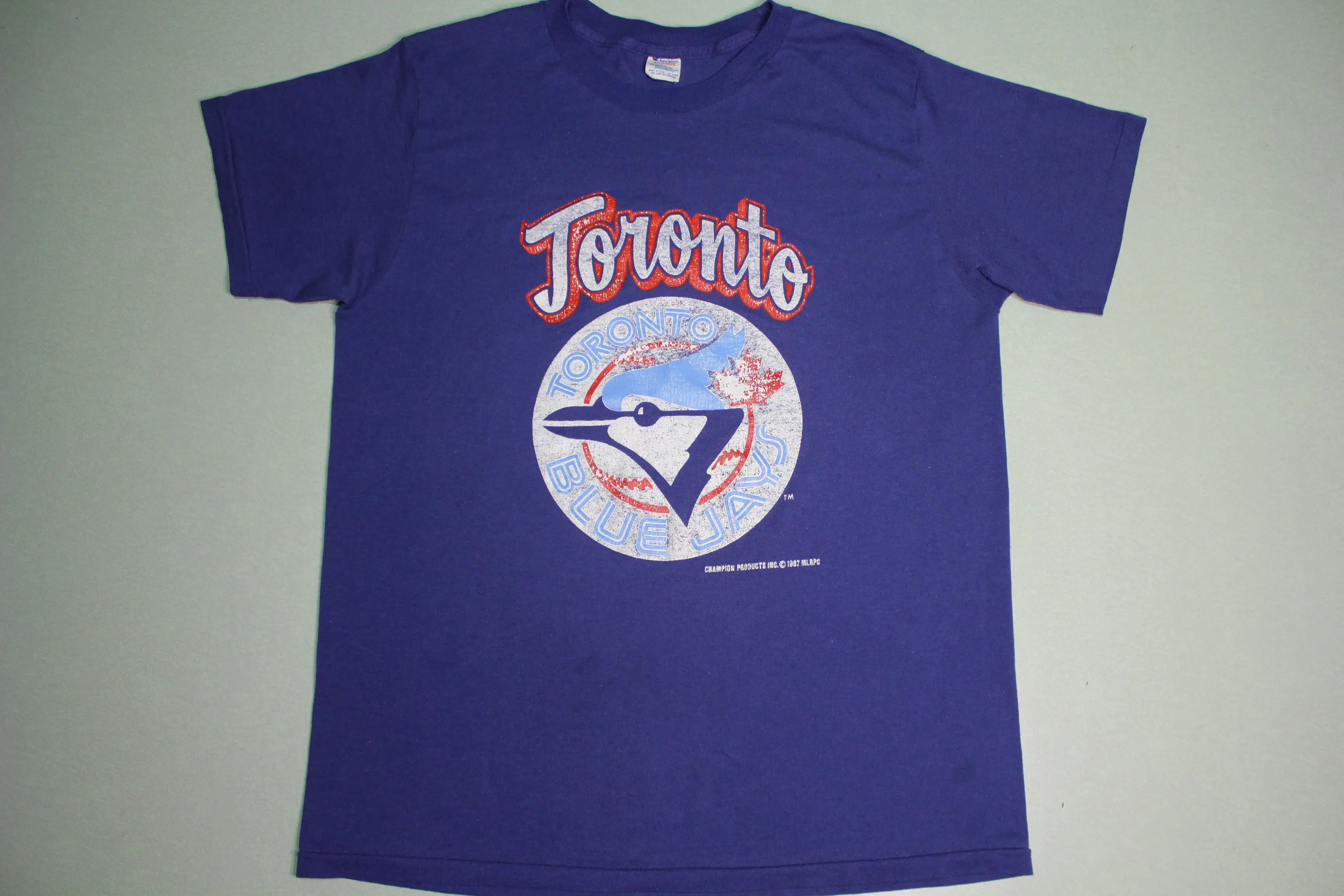 Toronto Blue Jays 1987 Vintage 80's Champion Made in USA Single Stitch T-Shirt