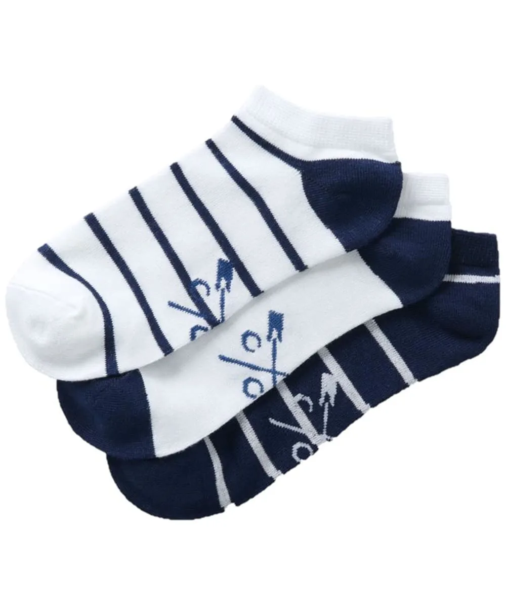 Women's Crew Clothing Bamboo Trainer Socks - 3 Pack