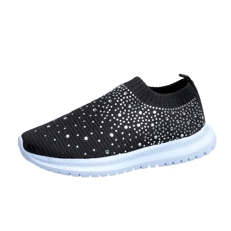 Women's Rhinestone Slip-on Shoes