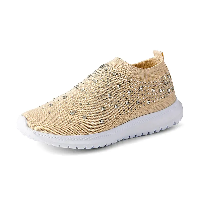 Women's Rhinestone Slip-on Shoes