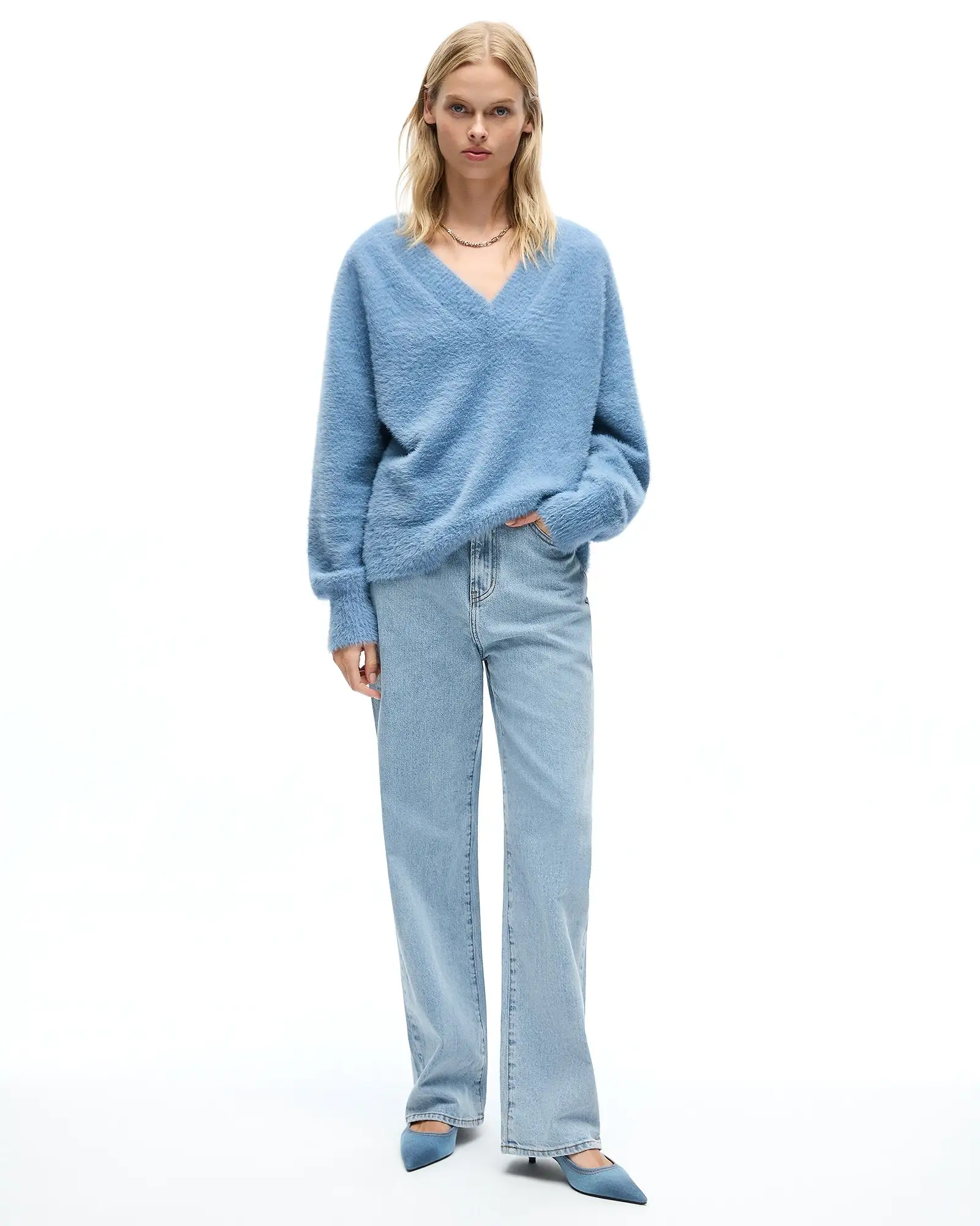 ZALI KNIT - BLUE FOG